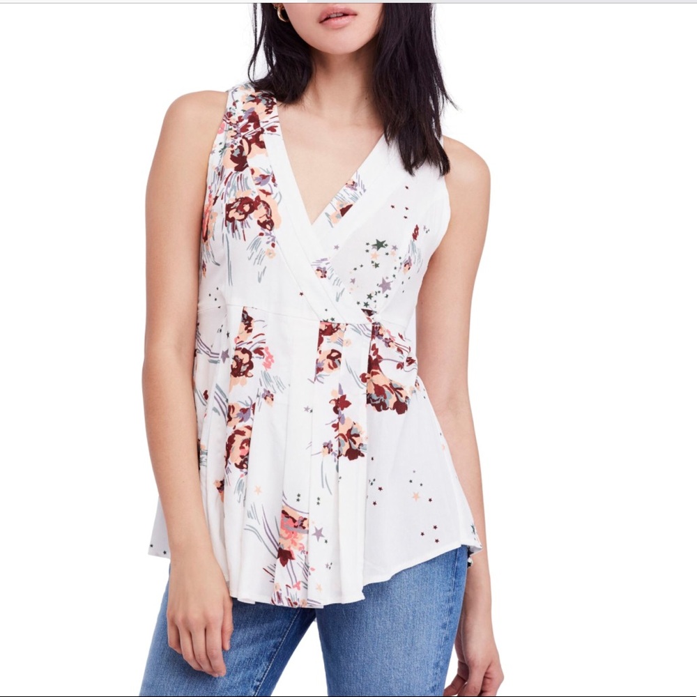 NWOT  Free People Back to the Basics Tunic Top